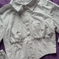Дамска памучна риза, снимка 3 - Ризи - 44552349