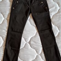 Дамски черен панталон, снимка 2 - Панталони - 35541118