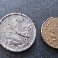 Монети . Германия. 1, 10 и 50 пфенига. 1949 година., снимка 7 - Нумизматика и бонистика - 38160553