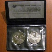 КОМПЛЕКТ две монети от 10 ДИНАРА 1983 година, снимка 1 - Нумизматика и бонистика - 42830374