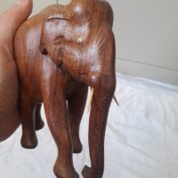 Дървена статуя слон масив, снимка 5 - Декорация за дома - 31464149