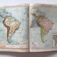 Атлас на света, география на търговията, 1907 г., Германия, снимка 14 - Антикварни и старинни предмети - 31293966