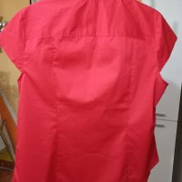 Червена нова дамска риза за едра дама на фирма GEORGE, снимка 2 - Ризи - 40604542