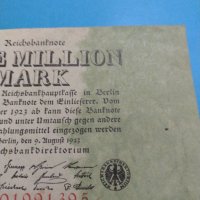 Райх банкнота - един милион марки 1923 година Германия - за колекция - 18873, снимка 3 - Нумизматика и бонистика - 31186500