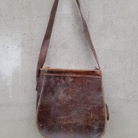 Стара дамска кожена чанта #8, снимка 5 - Антикварни и старинни предмети - 34166352