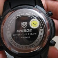 Мъжки водоустойчив спортен часовник WEIDE , снимка 5 - Мъжки - 29883279