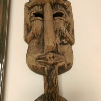 Африканска маска Хохе от Гана, снимка 2 - Антикварни и старинни предмети - 31620297