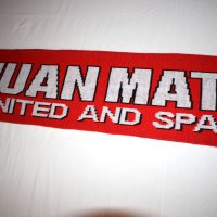 Juan Mata - Manchester United and Spain - Уникален фенски шал / Хуан Мата , снимка 5 - Футбол - 31176092