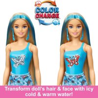 Кукла с магическа трансформация Barbie Color Reveal - Rainbow Groovy, снимка 3 - Кукли - 44246611