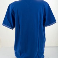 Синя мъжка блуза с къс ръкав от памук Jimmy Sanders - 3XL, снимка 2 - Блузи - 42809206