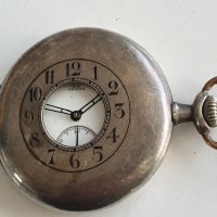 Сребърен джобен часовник OMEGA, снимка 1 - Антикварни и старинни предмети - 39756714