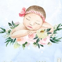 Бебешка визитка в рамка - подарък за новородено , снимка 12 - Ръчно изработени сувенири - 41943805