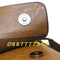 мъжка чанта кожена с презрамка налична за през рамо в 2 размера, снимка 2 - Чанти - 42115525