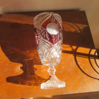 кристална немска ваза, снимка 4 - Вази - 44623930