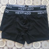 Mentiago водещата германска марка на луксозни  мъжки боксерки с Размери: S M L XL XXL , снимка 4 - Бельо - 37911812