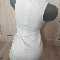 Елегантна бяла рокля с ресни - 25,00лв., снимка 10 - Рокли - 29313775