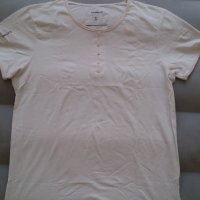 Мъжка бяла лятна блуза фланелка Saviola XL, снимка 2 - Тениски - 33809475