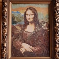 Гоблен "Мона Лиза", снимка 2 - Гоблени - 31986773