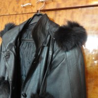 Дамско кожено палто, снимка 7 - Палта, манта - 34434800
