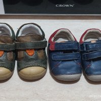 Лот Бебешки обувки естествена кожа, снимка 1 - Бебешки обувки - 39405586