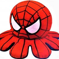 Нов забавен октопод Плюшена играчка 2 цвята за деца Marvel Спайдърмен, снимка 1 - Плюшени играчки - 39682980