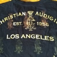 Кристиан Аудигер женска тениска маде ин САЩ 100% памук размер М, снимка 9 - Тениски - 37066996