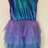 Детска лилава рокля Русалка, снимка 8 - Детски рокли и поли - 35685022