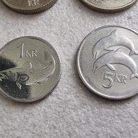Монети. Исландия.  0.10, 1, 5  10, 50 и 100 крони. 6 бр., снимка 5 - Нумизматика и бонистика - 42314837