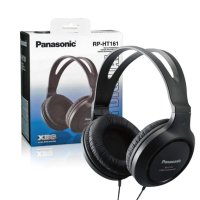 Слушалки големи Panasonic RP-HT161 голяма мида, 30мм говорители, 2м кабел, XBS-Extra Bass System, снимка 2 - Слушалки и портативни колонки - 42671907