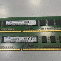 8GB (2x4GB) DDR3 Samsung PC3-12800U (1600Mhz,CL-9,1,5V), снимка 1 - RAM памет - 40133888