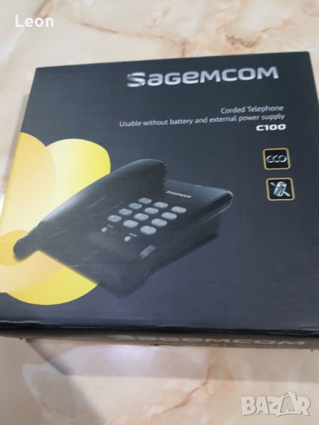 Домашен телефон Sagemcom c100 и adsl сплитери, снимка 1