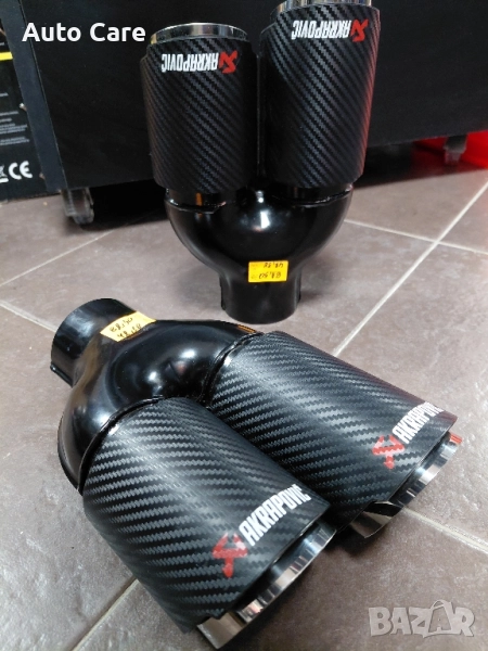 Накрайник за ауспух Akrapovic Размери 60мм/2х76мм/230 Цена за брой 82.50лв , снимка 1