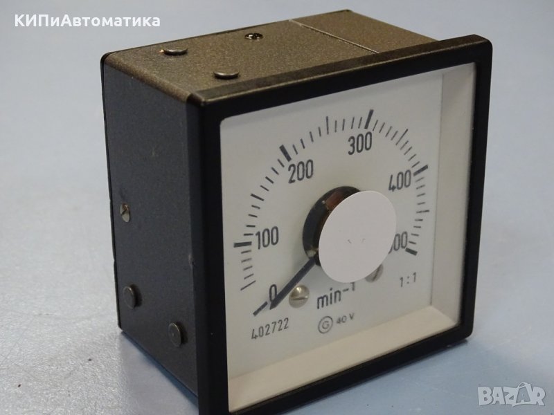 стрелкови индикатор за обороти 0-500 min-1, снимка 1