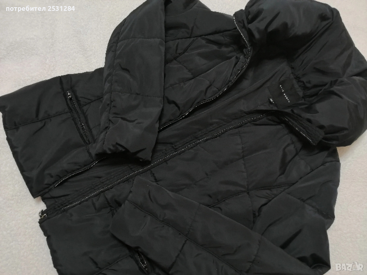 Зимно черно яке, като ново, без забележки , снимка 1
