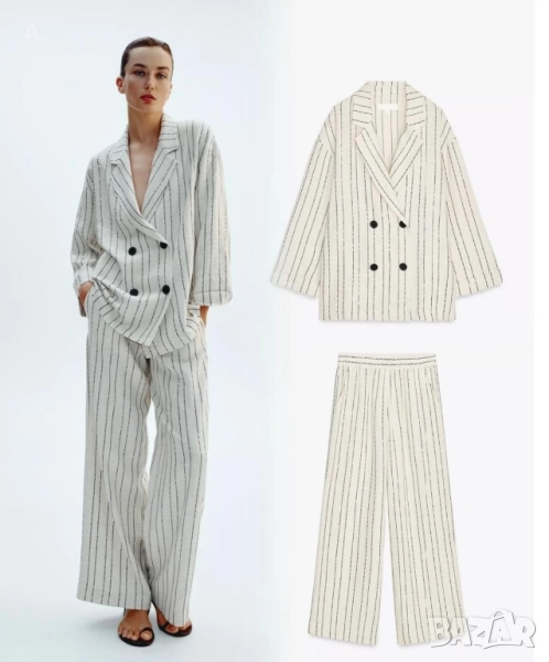 Нов сет на Zara, панталон и сако, снимка 1