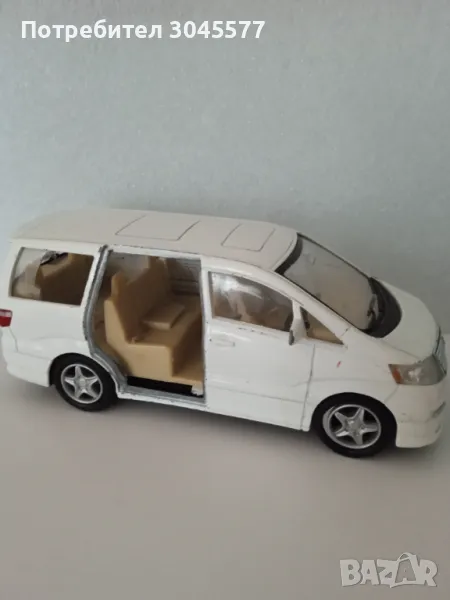 Кола Количка TOYOTA ALPHARD от Kinsmart, снимка 1