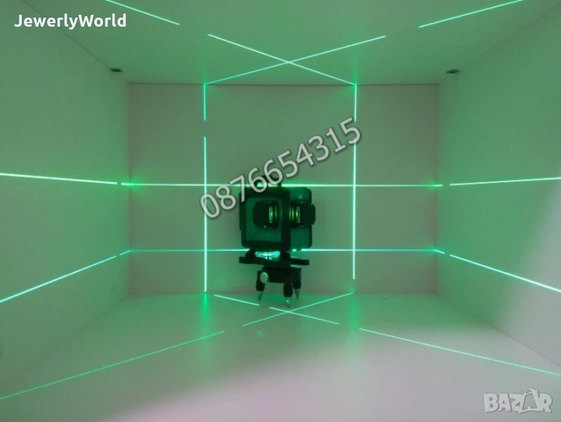 Нов Професионален Лазерен 4D нивелир F-POWER до 40 метра, снимка 1