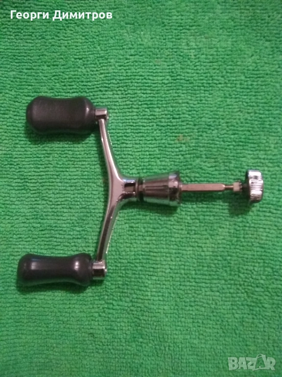 Двойна дръжка за макара Shimano (Exage) + винт, снимка 1