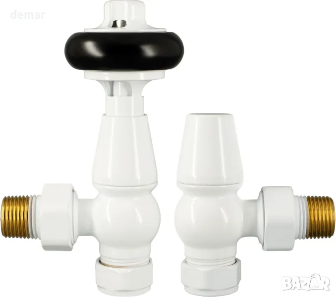 VANCOCO Традиционни ъглови радиаторни вентили, снимка 1