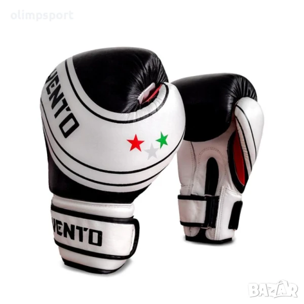 Ръкавици за бокс VENTO с ергономична форма. Изработени от естествена кожа за по-дълго запазване на в, снимка 1