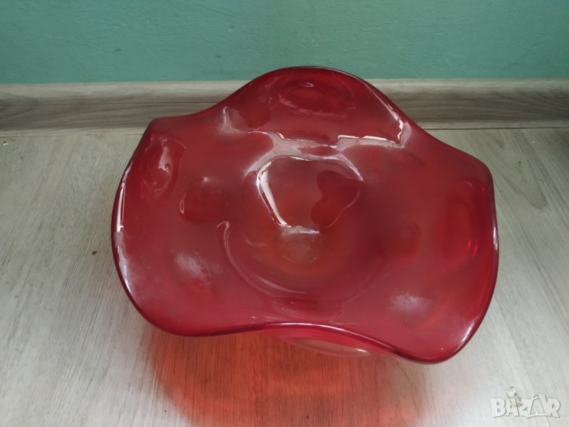 стъклена купа арт деко , снимка 1