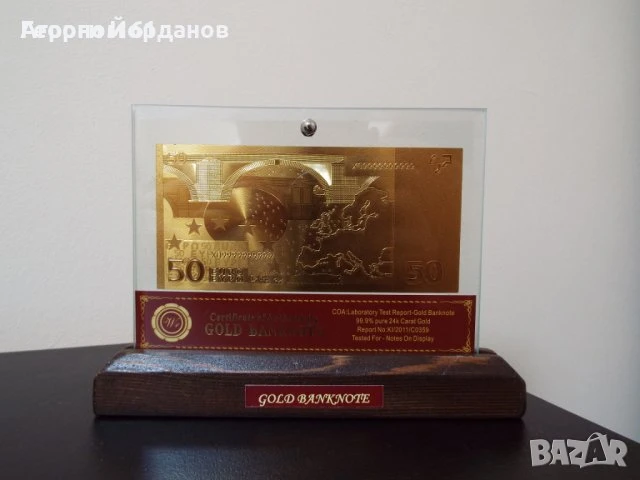 Банкноти, златни сувенири, снимка 1