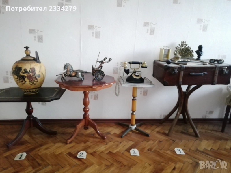 Стари помощни масички в АРТ, флоренциански и бароков стил, снимка 1