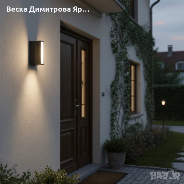 Висококачествена LED стенна лампа Luna Lighting – 11W, 3000K, 300 lm, снимка 1
