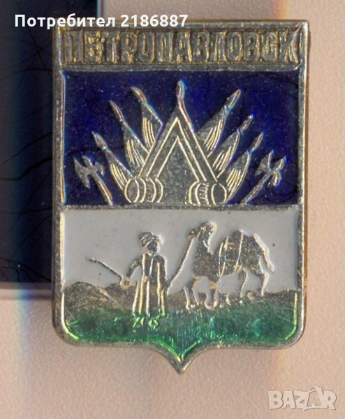 Значка СССР Петропавловск, снимка 1