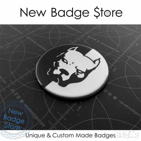 Къстъм BMW Емблеми "Pitbull", снимка 1