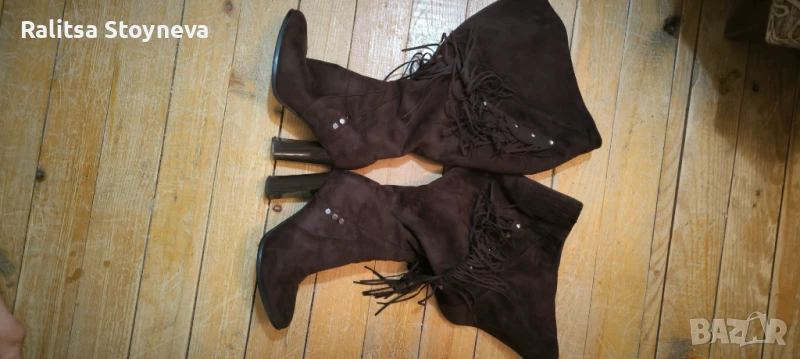 Ботуши велур, снимка 1