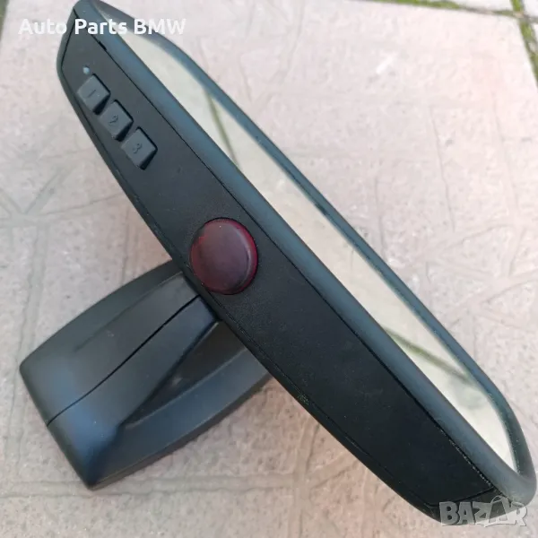 Средно огледало с бутони за гаражна врата BMW E60 E61 Огледало за обратно виждане БМВ Е60 Е61, снимка 1