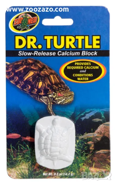 Калций за водни костенурки, 14.2 гр. - ZooMed Calcium Block, снимка 1