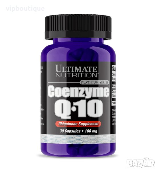 CoQ10 100mg Ultimate Nutrition 30 капсули, снимка 1